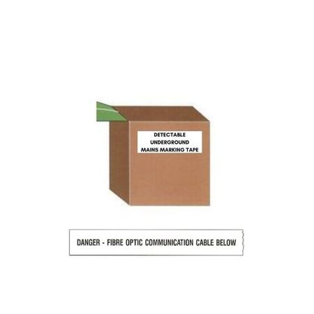 Detectable Underground Warning Tape 250m | 100mm Wide | High Visibility & Durable Material by Tradepro Australia Pty Ltd