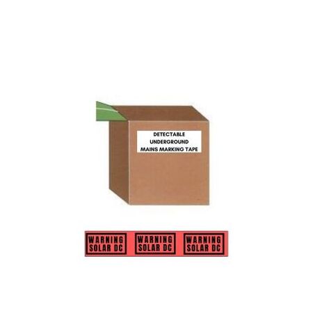 Detectable Underground Warning Tape | 250m Length | 100mm Wide | Durable & High Visibility by Tradepro Australia Pty Ltd