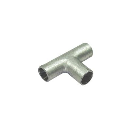 20mm Solid Galvanised Tee Fitting | Durable Galvanised Steel | Secure Conduit Junction by Tradepro Australia