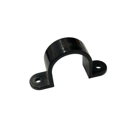 32mm ABS Full Saddle | Durable ABS Construction | Secure Conduit Support | Black by Tradepro Australia Pty Ltd