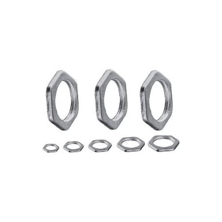 Zinc Plated Locknut 40mm | 5mm Thread Size | Corrosion Resistant | Durable Fastening by Tradepro Australia