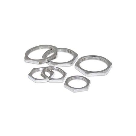 63mm Nickel Plated Brass Locknut | Corrosion Resistant | 5mm Thickness | Secure Fitting by Tradepro Australia