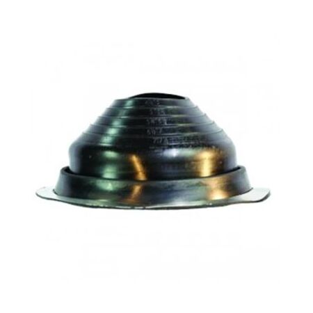 Round Base Roof Flashing 108-197mm | Durable Black Finish | Weather-Resistant Design by Tradepro Australia
