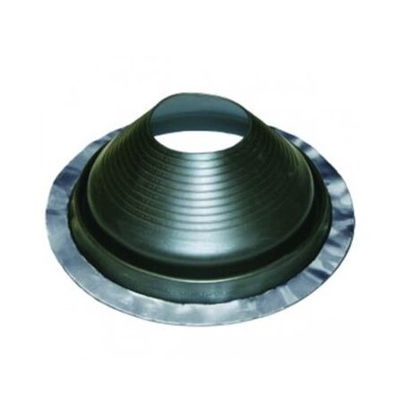 Round Roof Flashing Base 179-330mm | Adjustable Size | Durable Black Finish | Weather-Resistant by Tradepro Australia Pty Ltd