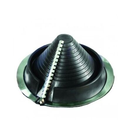Universal Retrofit Roof Flashing 50-184mm | Durable Black Finish | Easy Installation by Tradepro Australia Pty Ltd