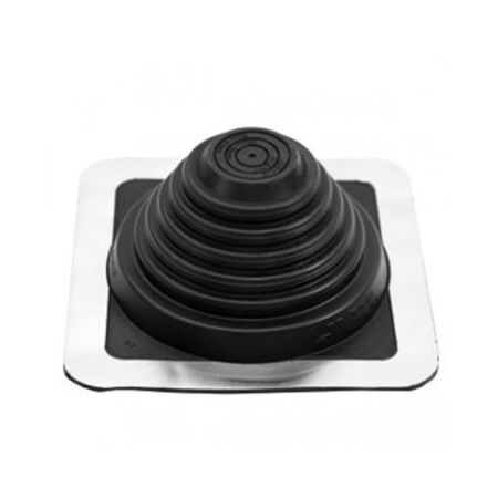 Roof Flashing Square Base 6-146mm | Durable Metal Design | Weatherproof Grey Finish by Tradepro Australia Pty Ltd