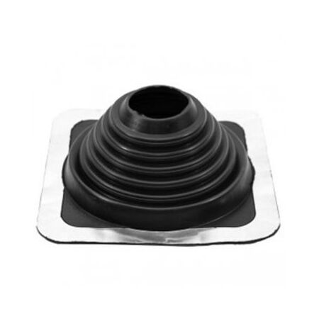Roof Flashing Square Base 70-178mm | Adjustable Size | Durable Black Finish by Tradepro Australia Pty Ltd