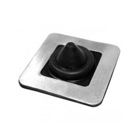 Mini Square Base Roof Flashing | Fits 3-19mm Pipes | Durable Grey Finish | Compact Design by Tradepro Australia