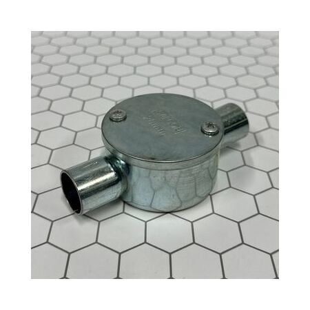 20mm 2 Way Push On Junction Box | Durable Plastic | Easy Installation | Non-Threaded by Tradepro Australia Pty Ltd