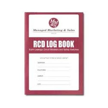 RCD Log Book | Comprehensive Testing Documentation | Durable Format | Compliance Ready by Tradepro Australia Pty Ltd