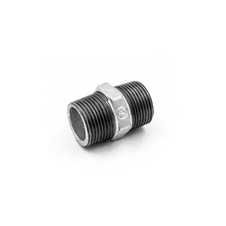 Water Pipe Nipple 32mm Nominal Bore | Galvanized Steel | Durable for Commercial Use by Tradepro Australia Pty Ltd