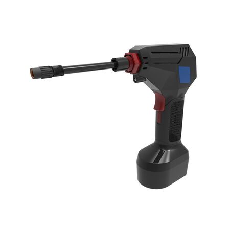 Portable Tyre Pump | 12V DC | Built-in LED Light & Accurate Pressure Gauge | 4.5m Cable by GAF