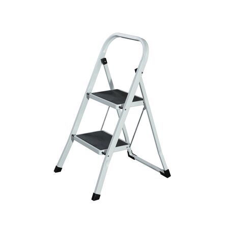 2 Step Ladder | 130kg Weight Limit | Anti-Slip Wide Steps | Lightweight Design by GAF