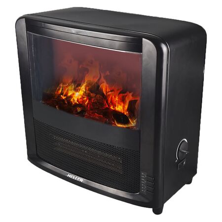 Electric Flame Effect Fireplace | 2000W Power | Adjustable Thermostat & Timer | Freestanding Design by GAF