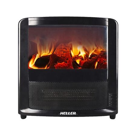 Electric Flame Effect Fireplace | 2000W Power | Adjustable Thermostat & Timer | Freestanding Design by GAF