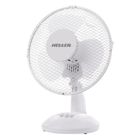 Desk Fan 23cm | 20W Power | Tilt Adjustable & Oscillation Function | White by GAF