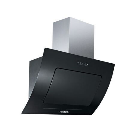 900mm Range Hood | 600m³/hr Air Flow | 3 Speed Touch Control | Black Glass by GAF