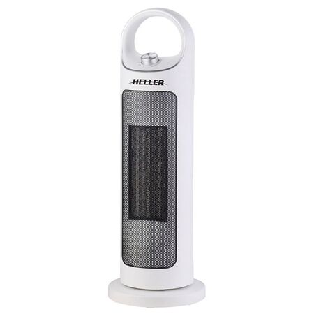 Mini Tower Fan Heater 2000W | Ceramic Heating Element | Adjustable Thermostat & Overheat Protection | Portable by GAF