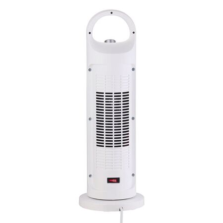 Mini Tower Fan Heater 2000W | Ceramic Heating Element | Adjustable Thermostat & Overheat Protection | Portable by GAF