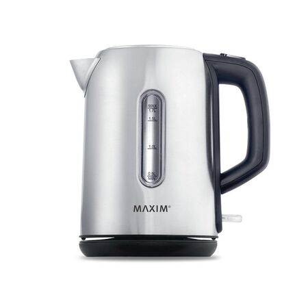 Cordless Electric Kettle 1.7L | 1850W Power | Boil-Dry Protection & Auto Cut Out | Brushed Stainless Steel by GAF