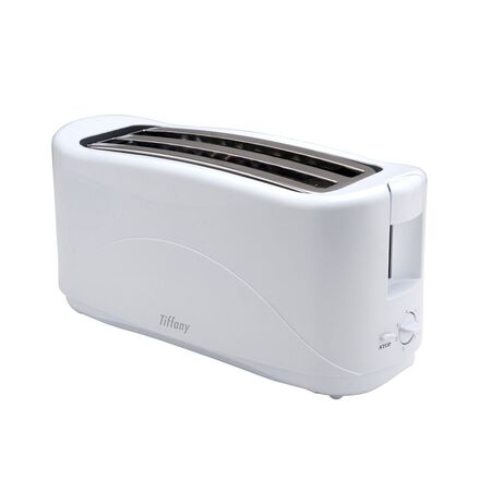 4 Slice White Toaster | 1300W Power | 7 Browning Settings | Cool Touch Exterior by GAF