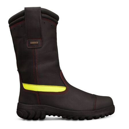 300mm Pull On Structural Firefighter Boot | Water Resistant & Flame Retardant | Composite Toe Cap | Slip Resistant by Oliver
