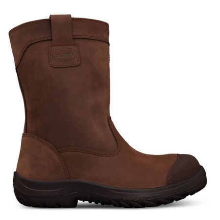 Pull On Riggers Boot 250mm | Water Resistant Leather | Steel Toe Cap & Odor Control | Heat Resistant by Oliver