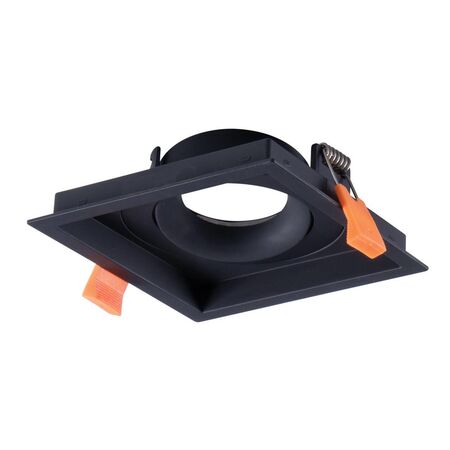 Cell Frame Square 1 Light Slotter to suit Cell Downlight Module Series - Black or White