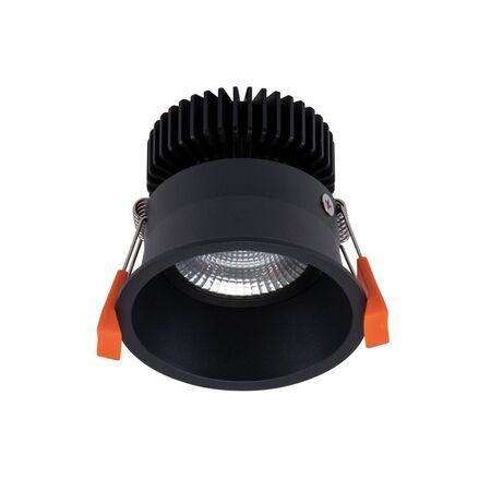 DEEP-10 Round Deepset 10W Recessed Dimmable LED IP40 Downlight - Black