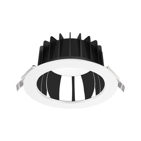 EXPO-25 25W Low Glare Recessed LED Tricolour IP44 Downlight - White