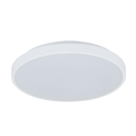 EASY-400 Round 25W 400MM Tricolour LED Dimmable IP54 Oyster Light - White