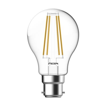 GLS 7.8W DIMMABLE  LED FILAMENT LAMP CLEAR 240V - B22