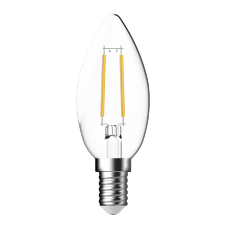 CANDLE 4.2W DIMMABLE  LED FILAMENT LAMP CLEAR 240V - E14