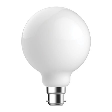 G95 8.5W DIMMABLE  LED FILAMENT LAMP FROST 240V - B22