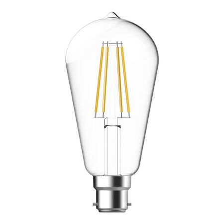PEAR 7.2W DIMMABLE  LED FILAMENT LAMP CLEAR 240V - B22