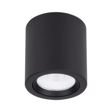 NEO-20 Round 20W Surface Mount Tiltable LED Dimmable IP20 Downlight - Black