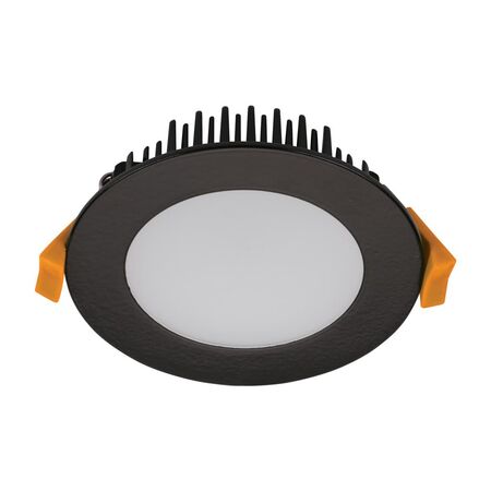 TEK-13 13W Dimmable LED Tricolour IP44 Downlight - Black