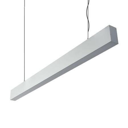 MAX-50 Two Way Pendant Profile 34.6W 1M C/W Opal - Aluminium