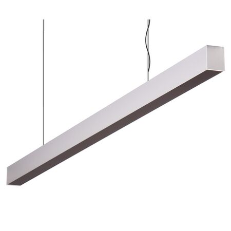 MAXI-40 1.2M LONG PENDANT ALUMINIUM DIMMABLE 3K FLAT DIFFUSER
