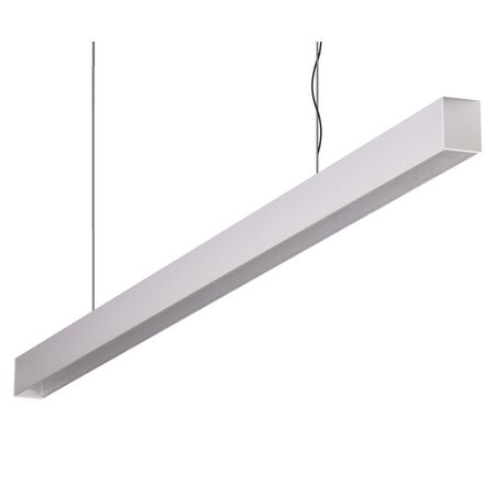 MAXI-40 1.2M LONG PENDANT ALUMINIUM DIMMABLE 3K FLAT DIFFUSER