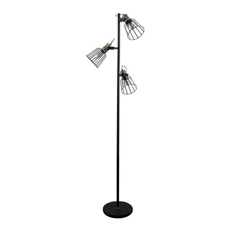 ASHLEY-3FL 3 LIGHT CAGE FLOOR LAMP 240V
