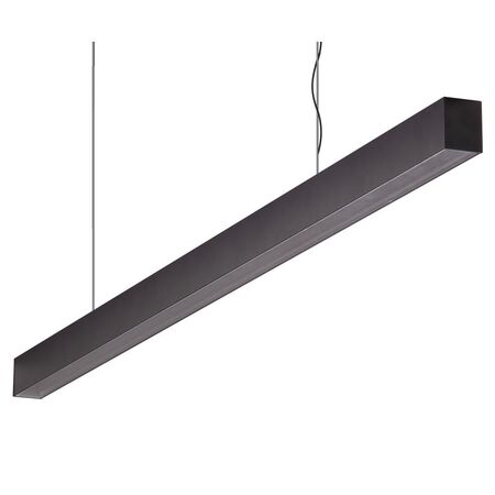 MAXI-40 1.2M LONG PENDANT BLACK DIMMABLE 3K FLAT DIFFUSER