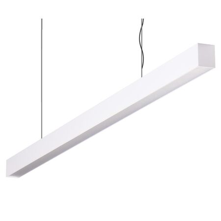 MAXI-40 1.2M LONG PENDANT WHITE DIMMABLE 3K FLAT DIFFUSER