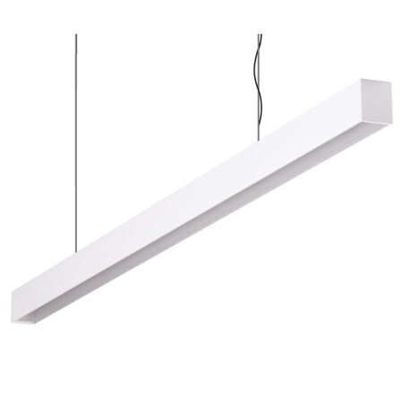 MAXI-40 1.2M LONG PENDANT WHITE DIMMABLE 4K FLAT DIFFUSER