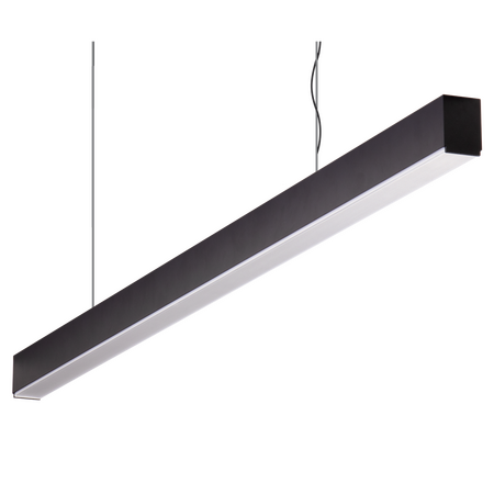 MAXI-40 1.2M LONG PENDANT BLACK DIMMABLE 3K HIGH DIFFUSER