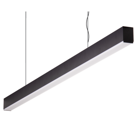 MAXI-40 1.2M LONG PENDANT BLACK DIMMABLE 3K HIGH DIFFUSER