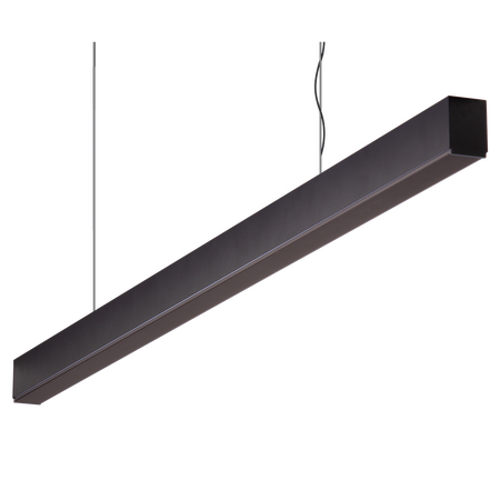 MAXI-40 1.2M LONG PENDANT BLACK DIMMABLE 3K HIGH DIFFUSER