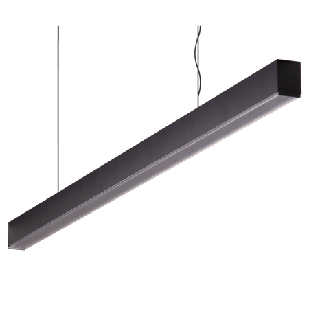 MAXI-40 1.2M LONG PENDANT BLACK DIMMABLE 3K HIGH DIFFUSER