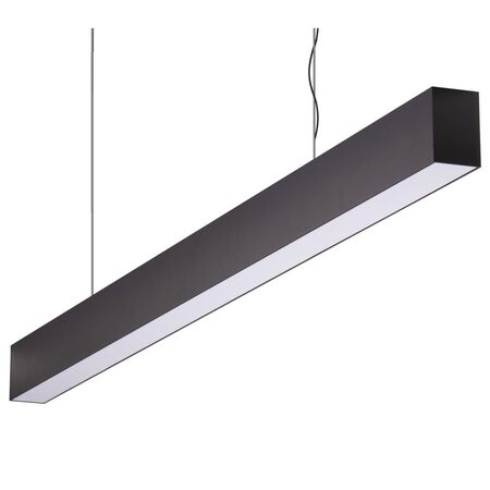 MAXI-50 1.2M LONG PENDANT BLACK DIMMABLE 3K