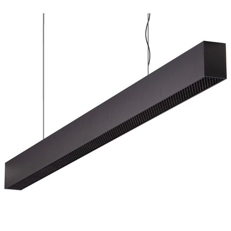 MAXI-50 1.2M LONG PENDANT BLACK DIMMABLE 3K